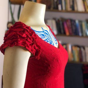 Fitted Flamenco Style Blouse from Madrid